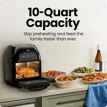 Digital Air Fryer with Rotisserie, Dehydrator & Convection Oven