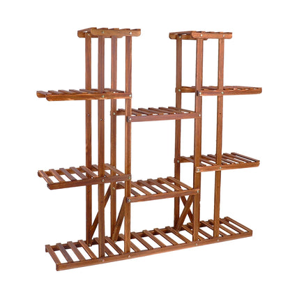 Wooden Plant Shelf Flower Pot Stand Versatile