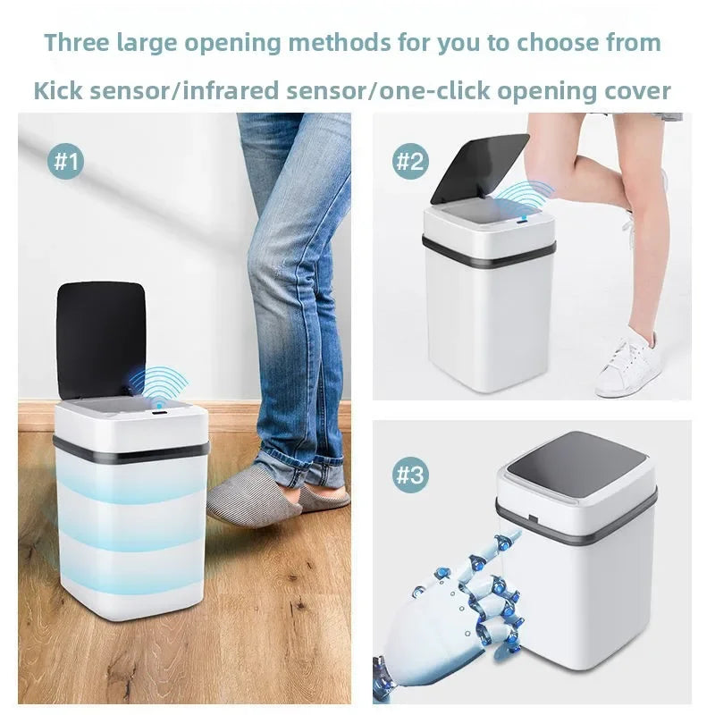 13L Smart Sensor Trash Can Fully Automatic