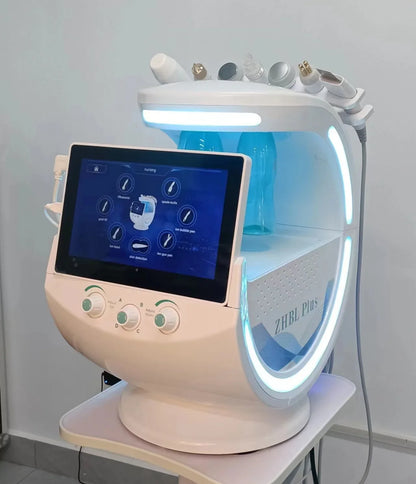 7 in 1 Water Oxygen Cleaning Facial Skin Analysis Device