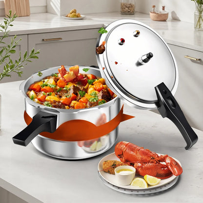 Small Pressure Cooker With Steaming Plate Household
