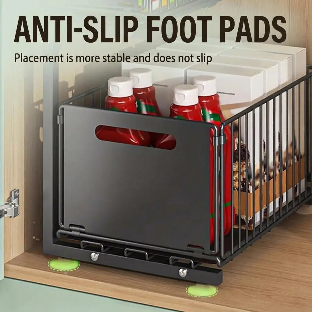 2-Tier Height Adjustable Under Basin Organizer