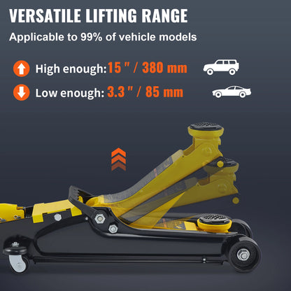 2.5T Hydraulic/Pnuematic Low Profile Floor Jack