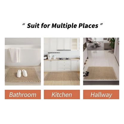 Super Absorbant Waffle Weave Bathroom Mat