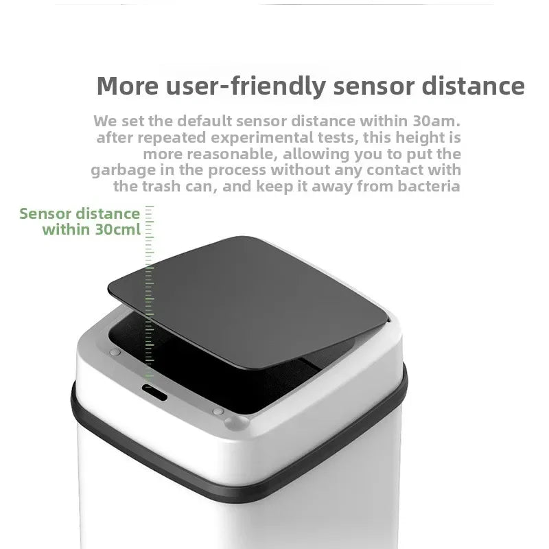 13L Smart Sensor Trash Can Fully Automatic
