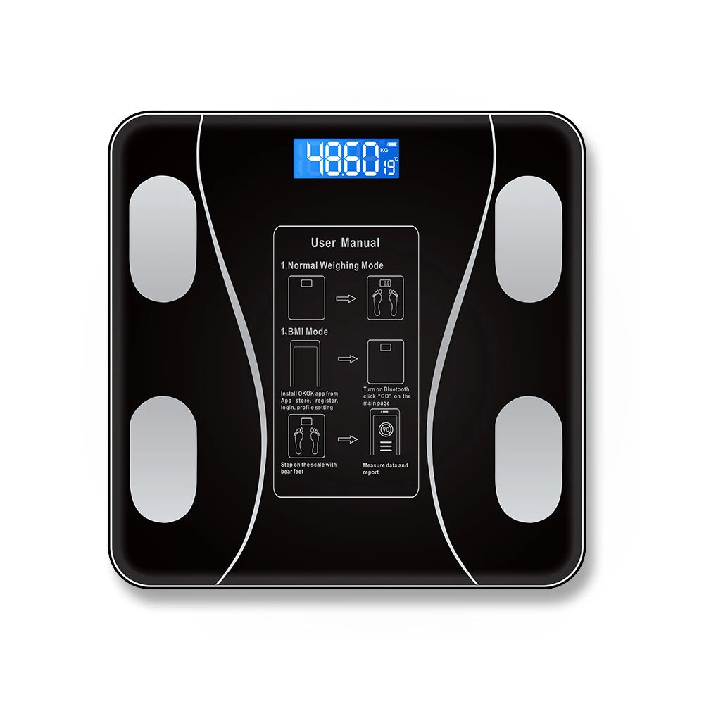 Body Fat Scale Smart Wireless Digital Bathroom Scale