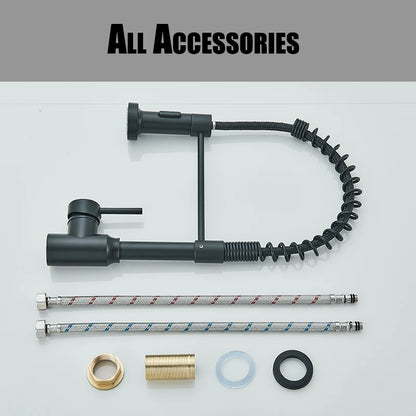 Spring Pull Down Kitchen Faucet Stream or Spray