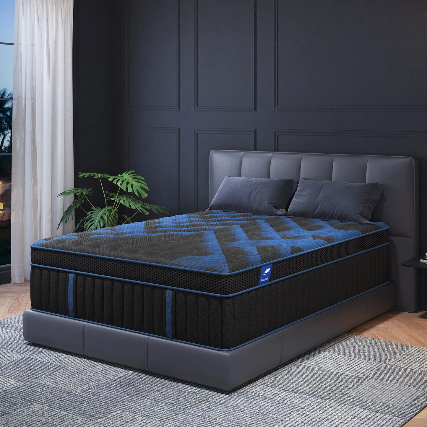 12" Gel Memory Foam Hybrid Pocket Spring Mattress