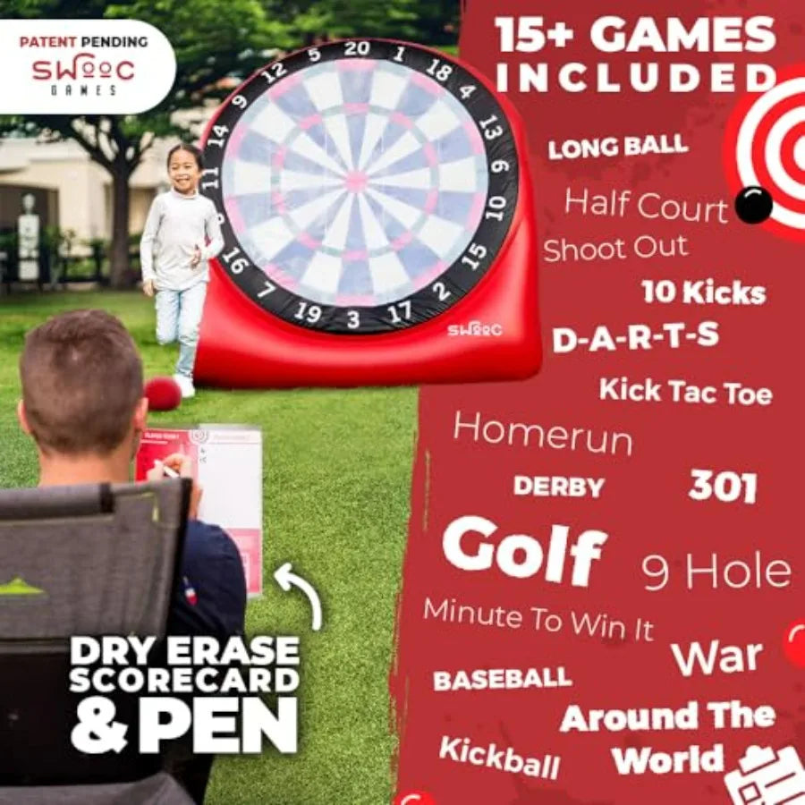 Inflatable Giant Kick Darts Outdoor Lawn Game