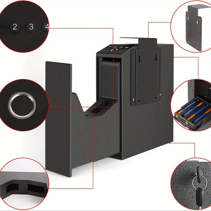 Biometric Slider Handgun Gun Safe For Nightstand