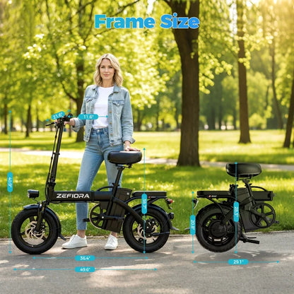 New 500W Adult Folding Electric Bike
