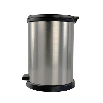 Round 1.5 Gallon Plastic Step Trash Can