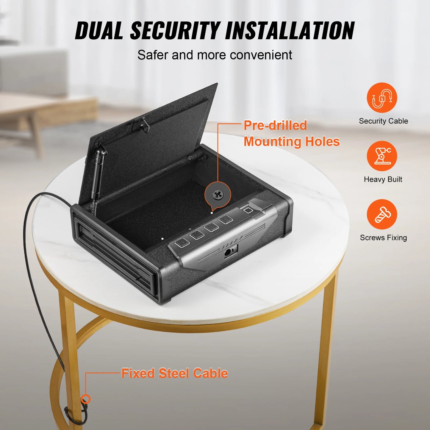 Gun Safe Steel Pistol Safe