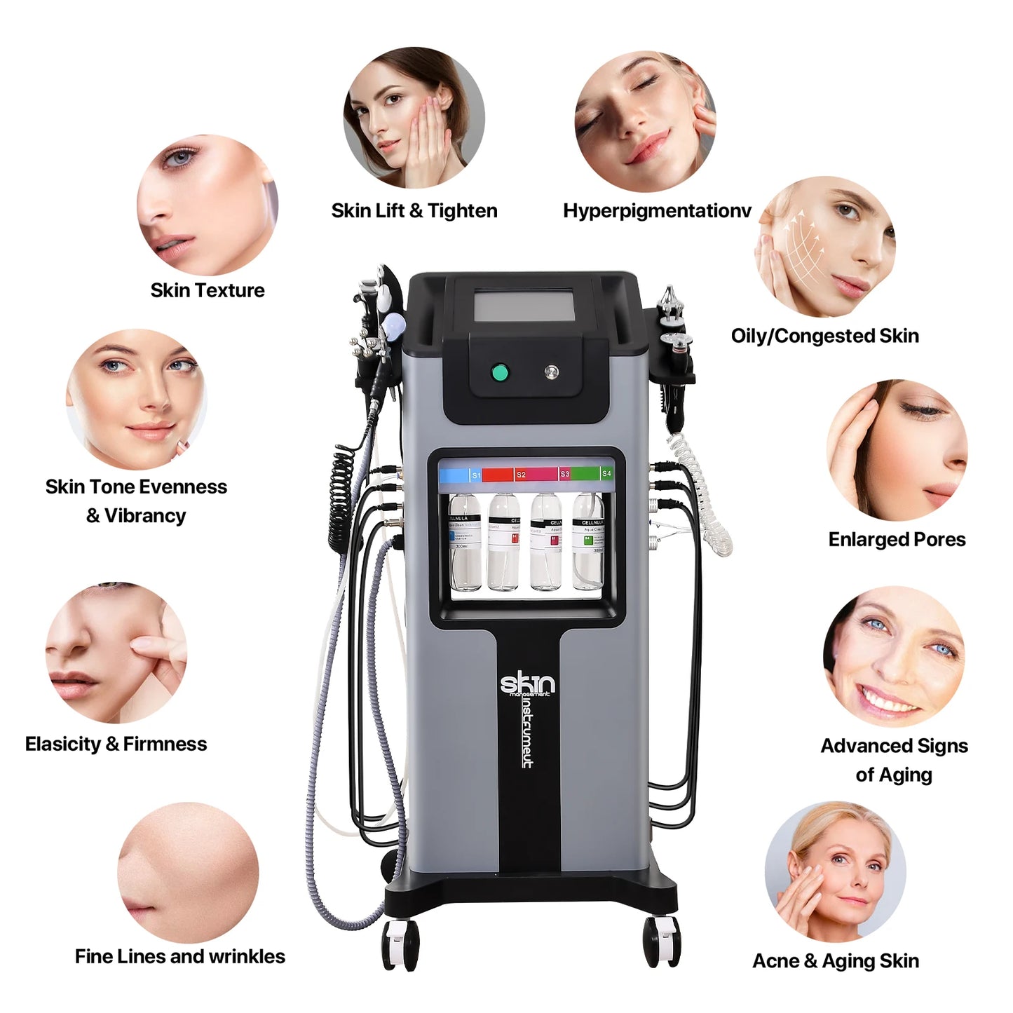 10 in 1 Water Oxygen Hydro Machine Deep Cleaning