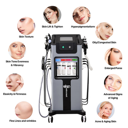 10 in 1 Water Oxygen Hydro Machine Deep Cleaning