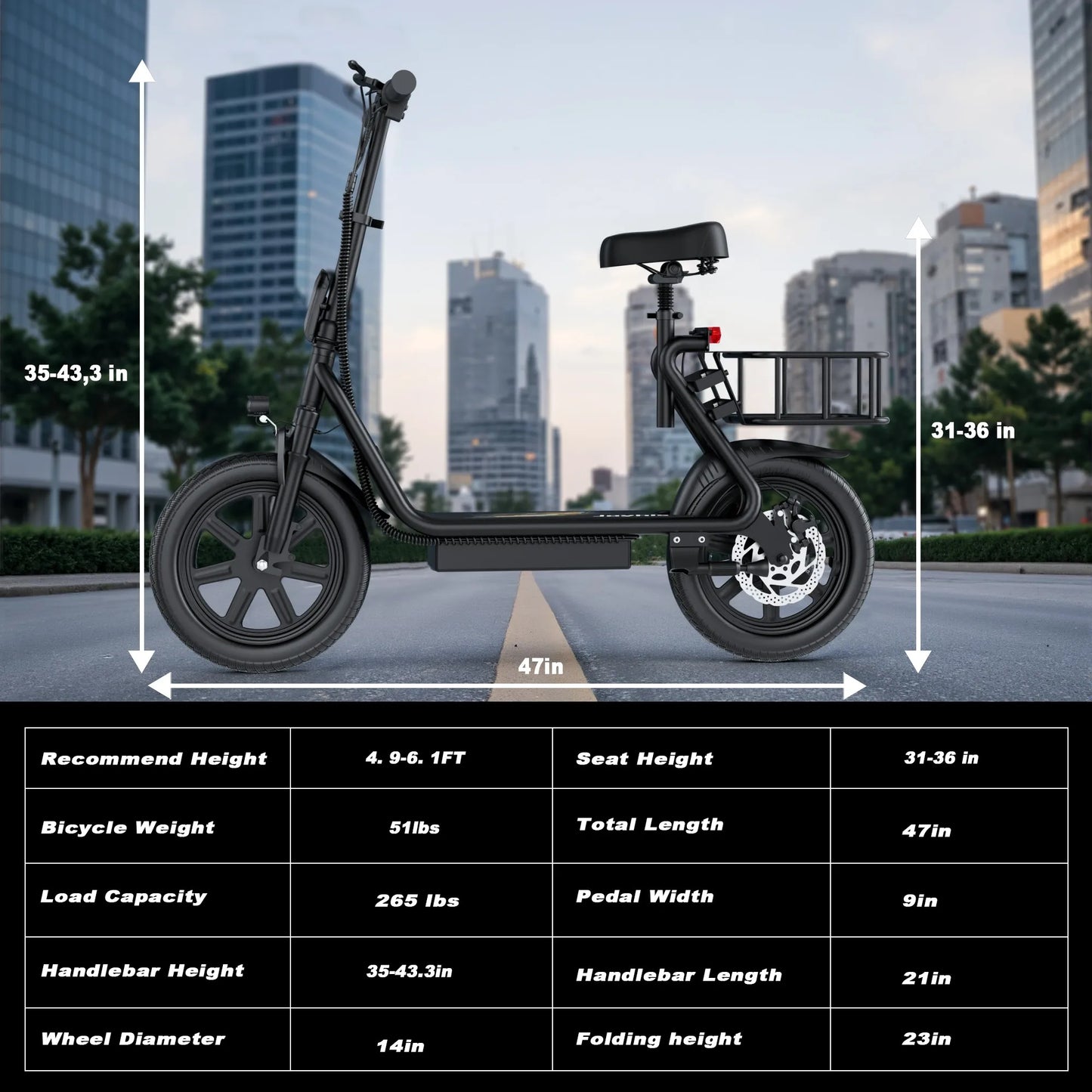 Electric Scooter for Adult, 20MPH Speed