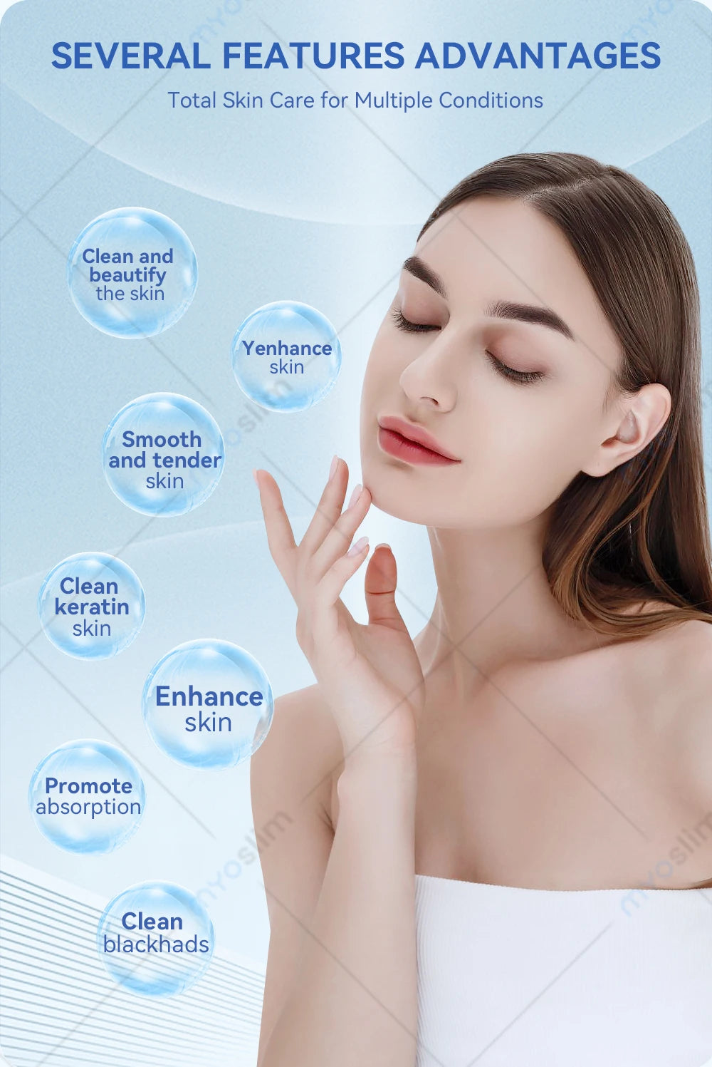 Oxygen Skin Moisturizing Beauty Machine Deep Cleansing