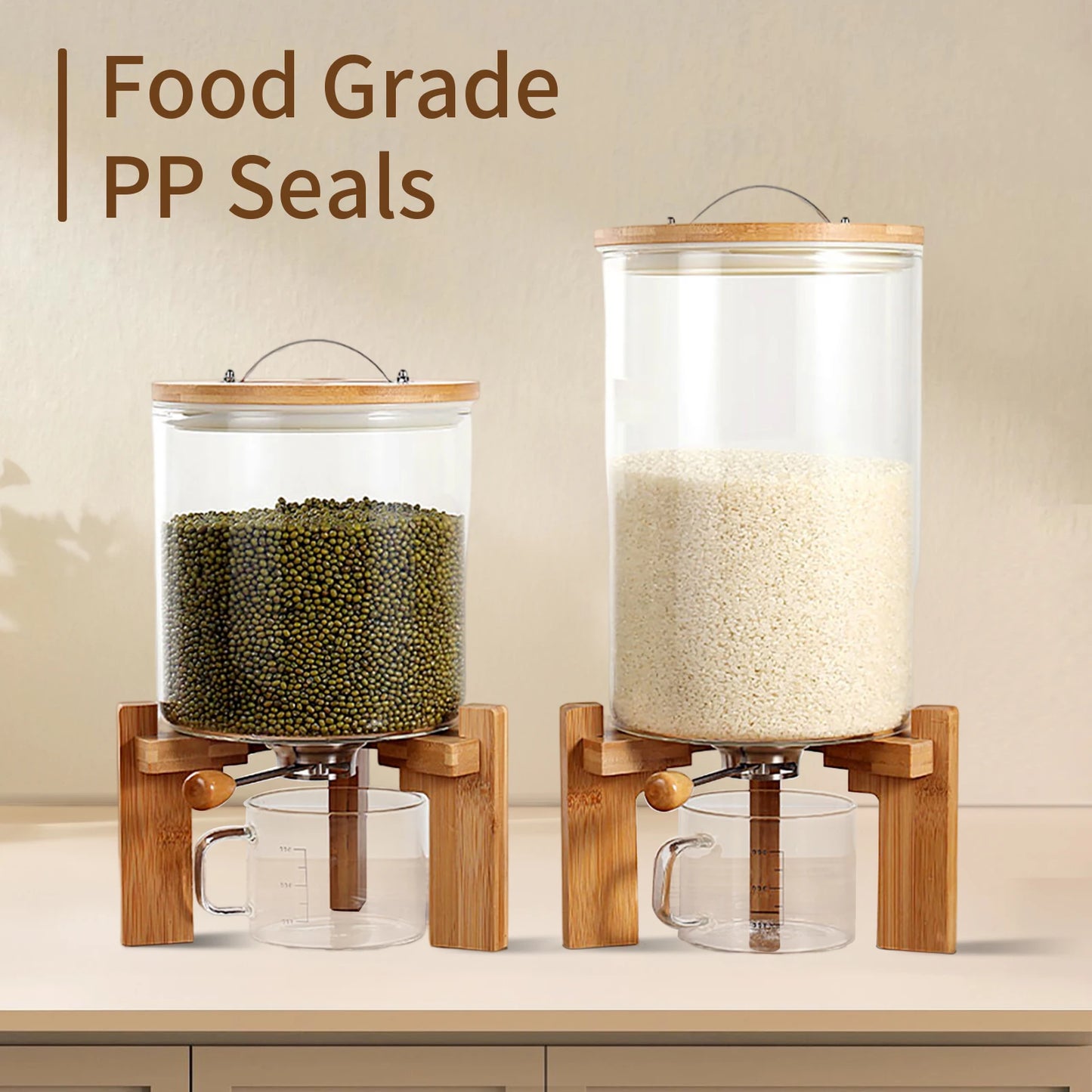 Flour Cereal Or Rice Storage Containers 5L/7.5L
