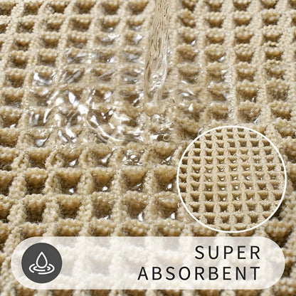 Super Absorbant Waffle Weave Bathroom Mat