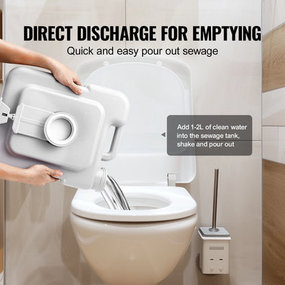 Porta Potty Push-Button Portable Toilet