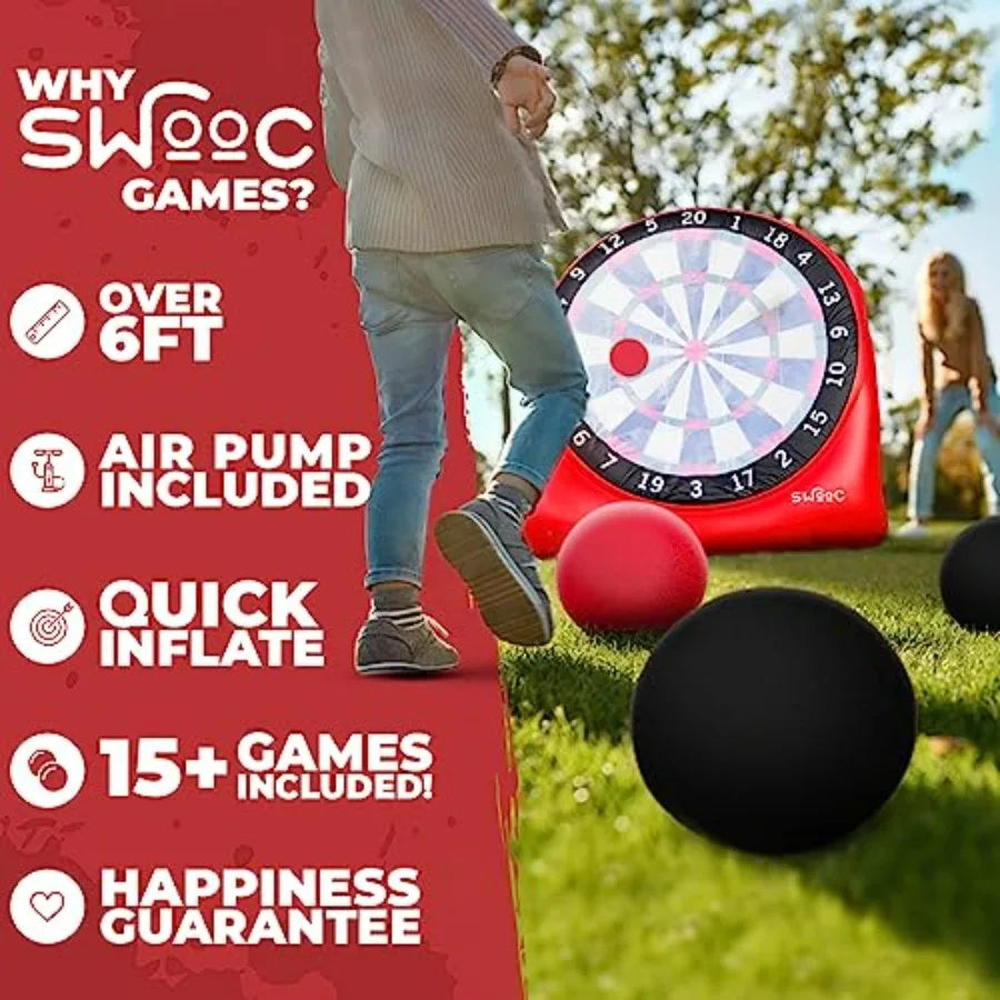 Inflatable Giant Kick Darts Outdoor Lawn Game
