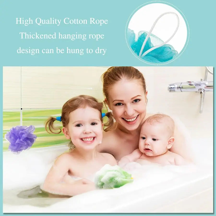 80 Pcs Loofah Bulk Sponge Bath Sponges