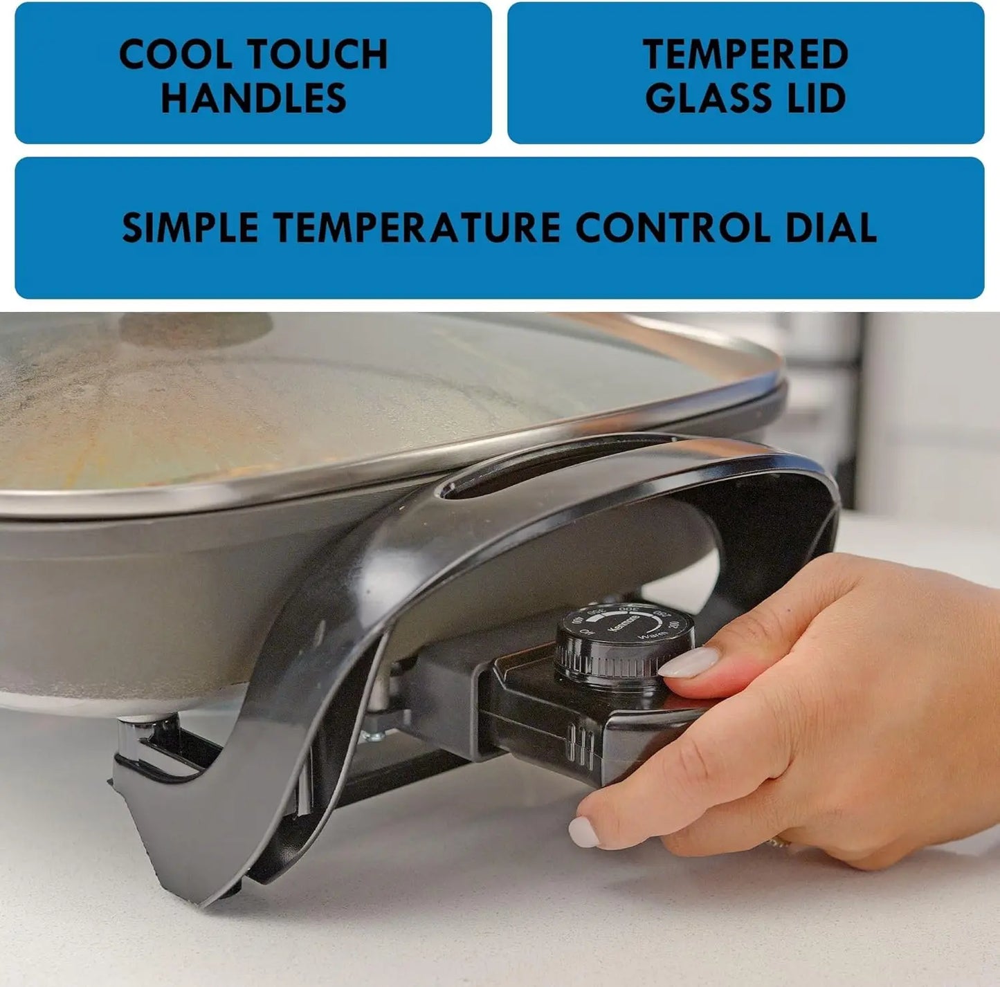 Kenmore Non-Stick Electric Skillet Frying Pan