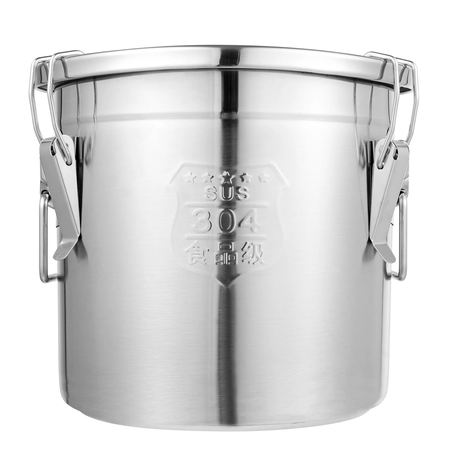 Bymaocar 12L 304 Stainless Steel Cereal Storage Container