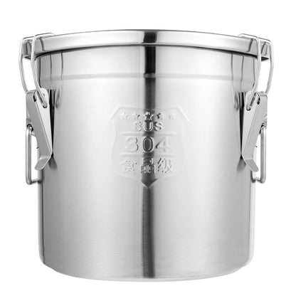 Bymaocar 12L 304 Stainless Steel Cereal Storage Container