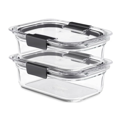 Airtight Leak-Proof Glass Food Storage Containers