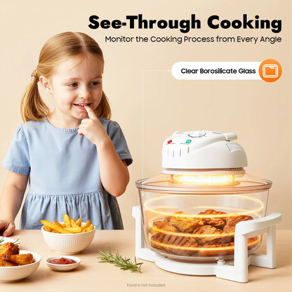 110V 17.96Qt Visual Air Fryer 1200-1400W