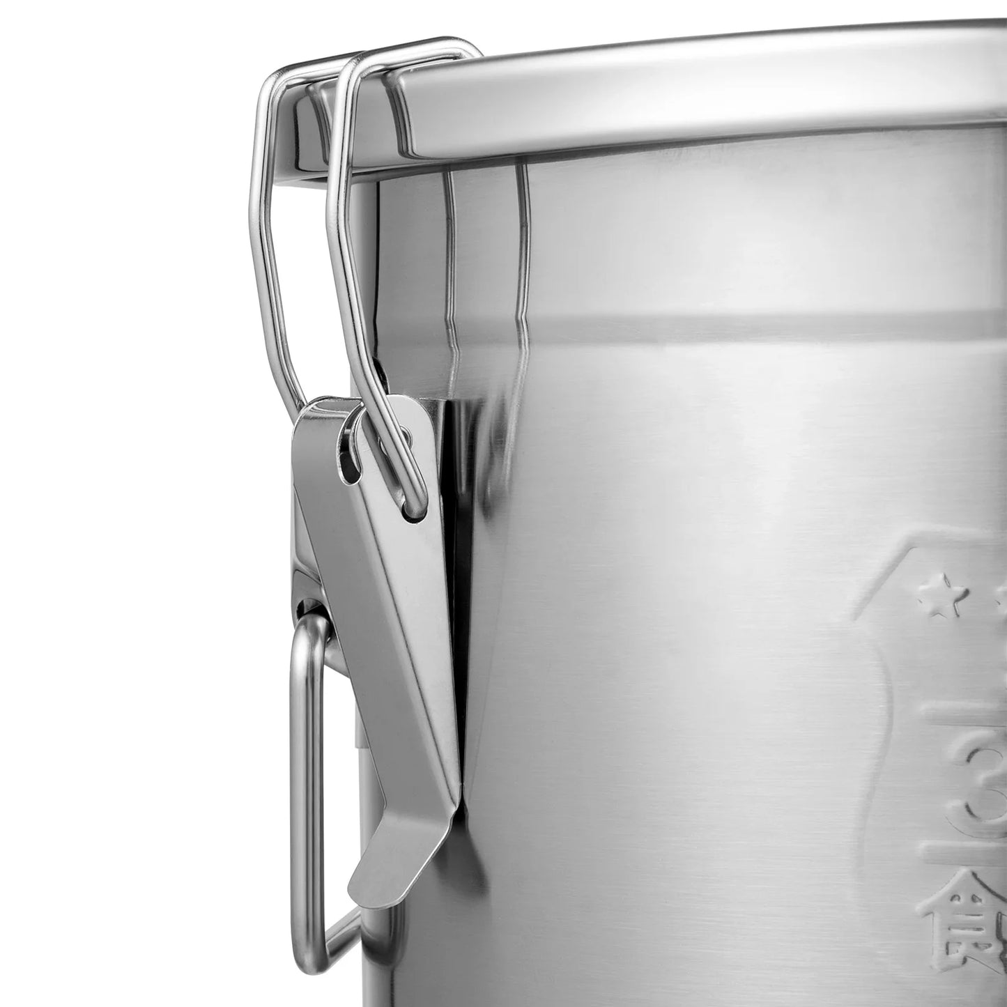 Bymaocar 12L 304 Stainless Steel Cereal Storage Container