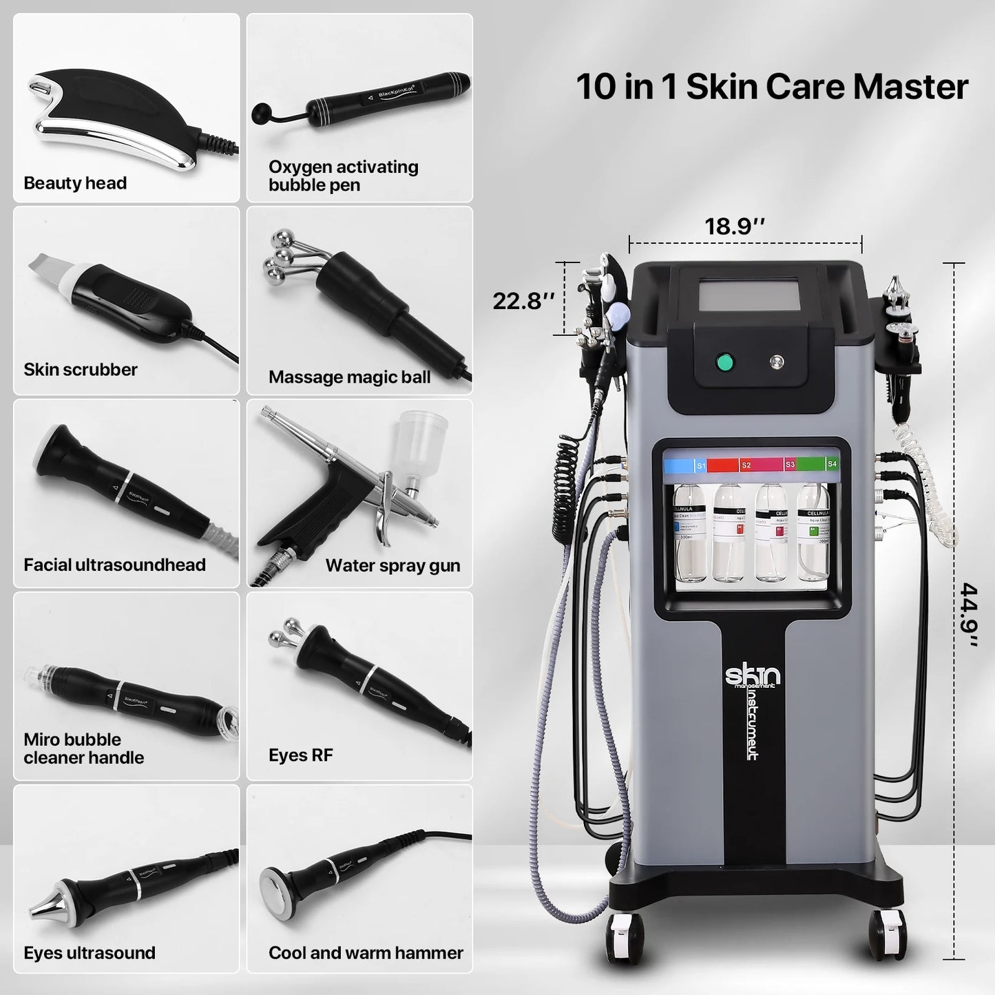 10 in 1 Water Oxygen Hydro Machine Deep Cleaning