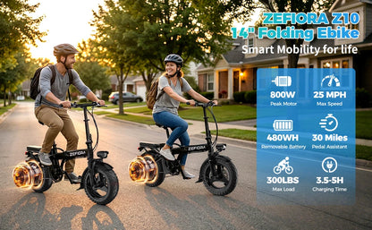New 500W Adult Folding Electric Bike