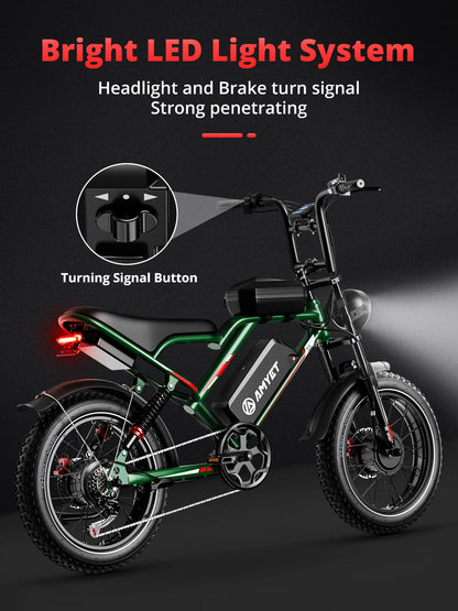 AMYET S8 Adults Electric Bike For Men 2000W