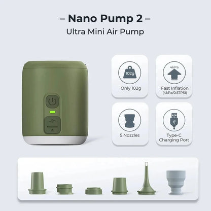 WESTTUNE Tiny Air Pump with Camping Lantern