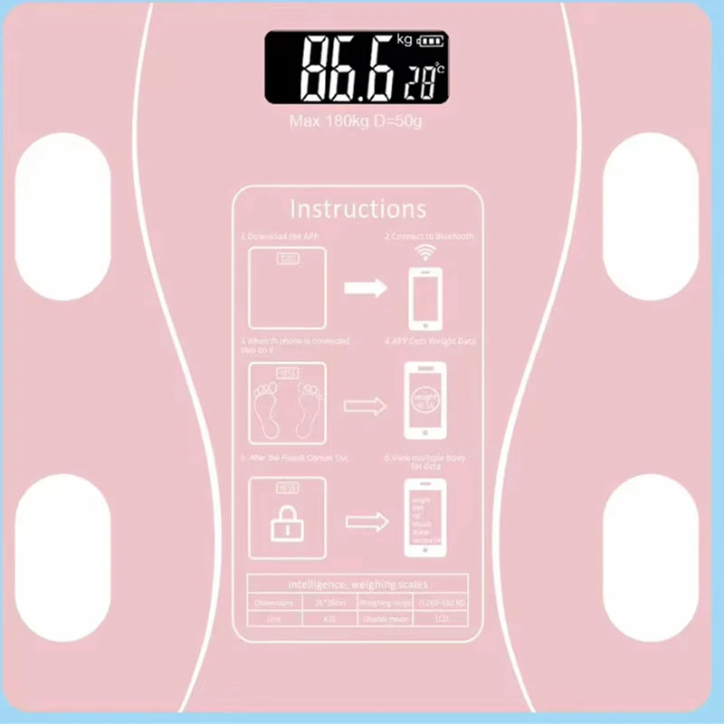 Body Fat Scale Smart Wireless Digital Bathroom Scale