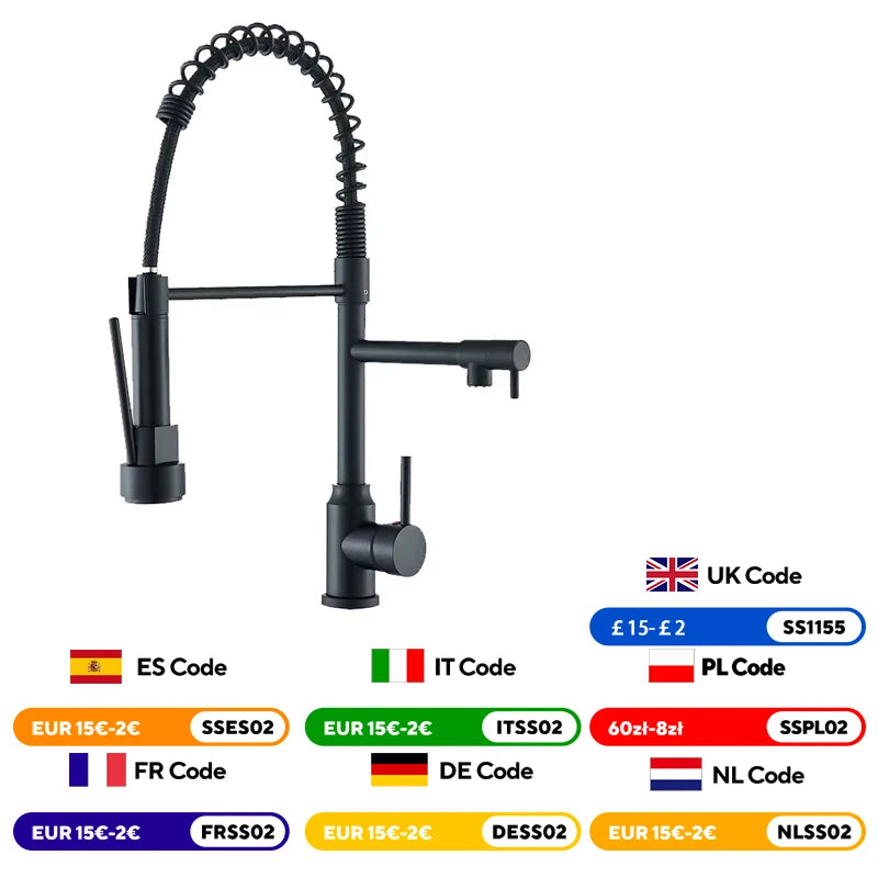 Kitchen Sink  Pull Down Faucet Spray/Stream