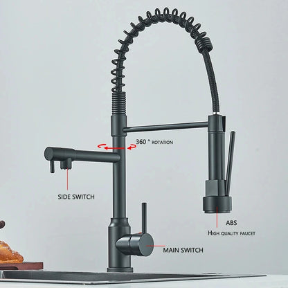 Kitchen Sink  Pull Down Faucet Spray/Stream