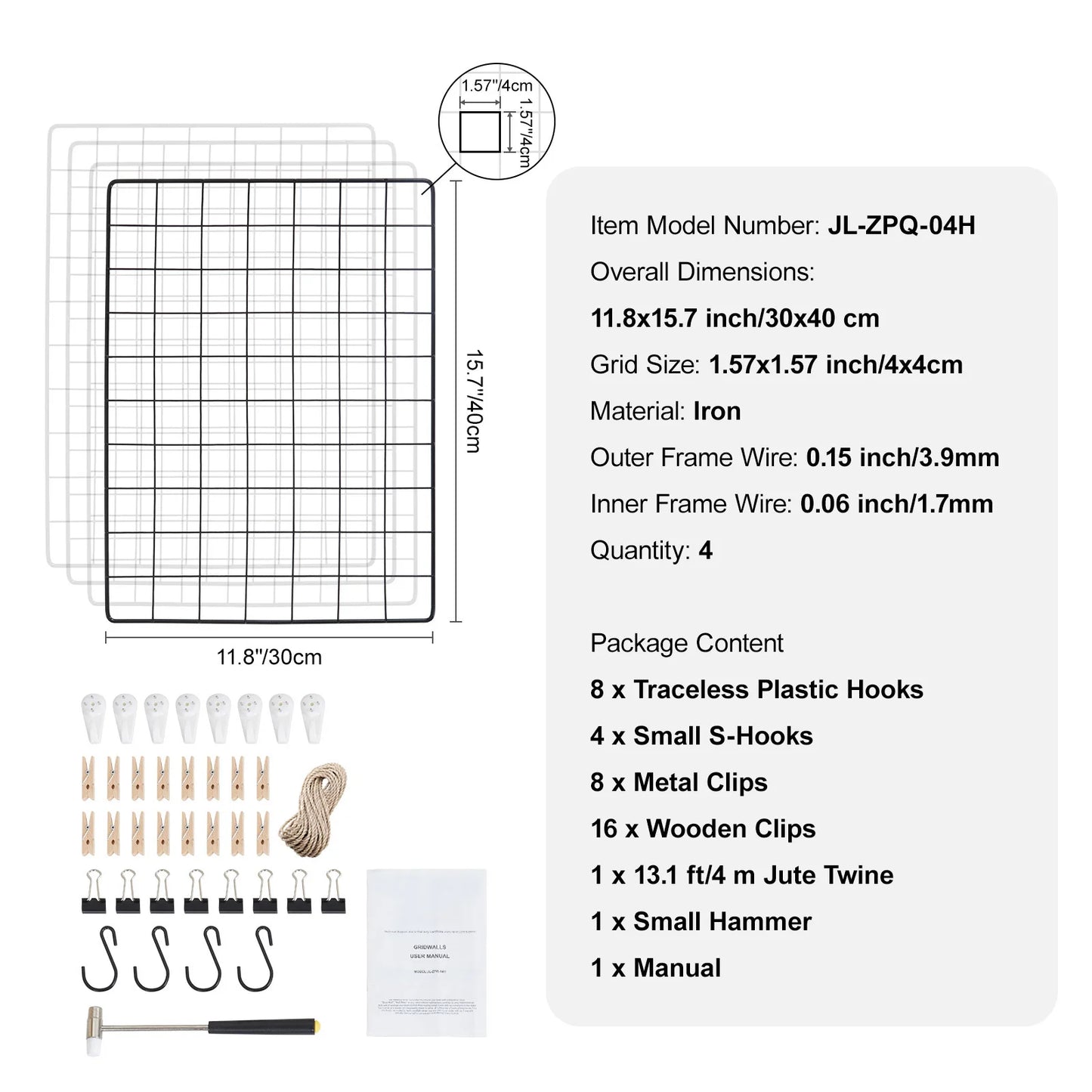 Wire Gridwall Display Racks Double Side Panels