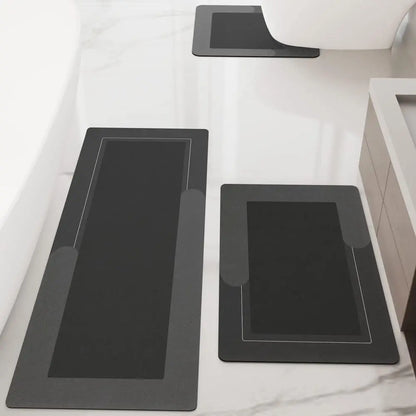 3PCS Non-Slip Quick Dry Bath Mat Set