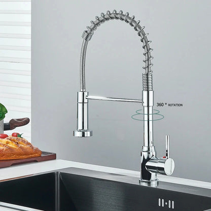 Spring Pull Down Kitchen Faucet Stream or Spray