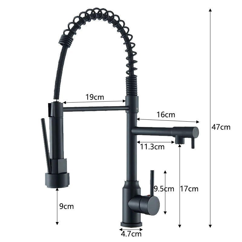 Kitchen Sink  Pull Down Faucet Spray/Stream