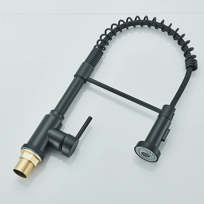 Spring Pull Down Kitchen Faucet Stream or Spray
