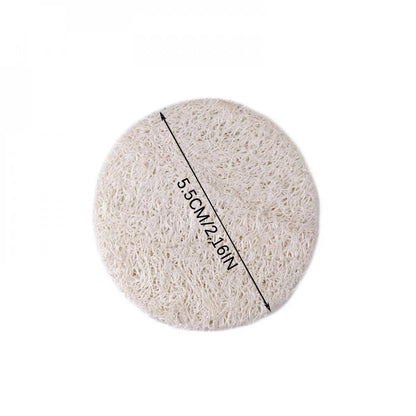 10Pcs Natural Luffa Facial Cleansing Sponges