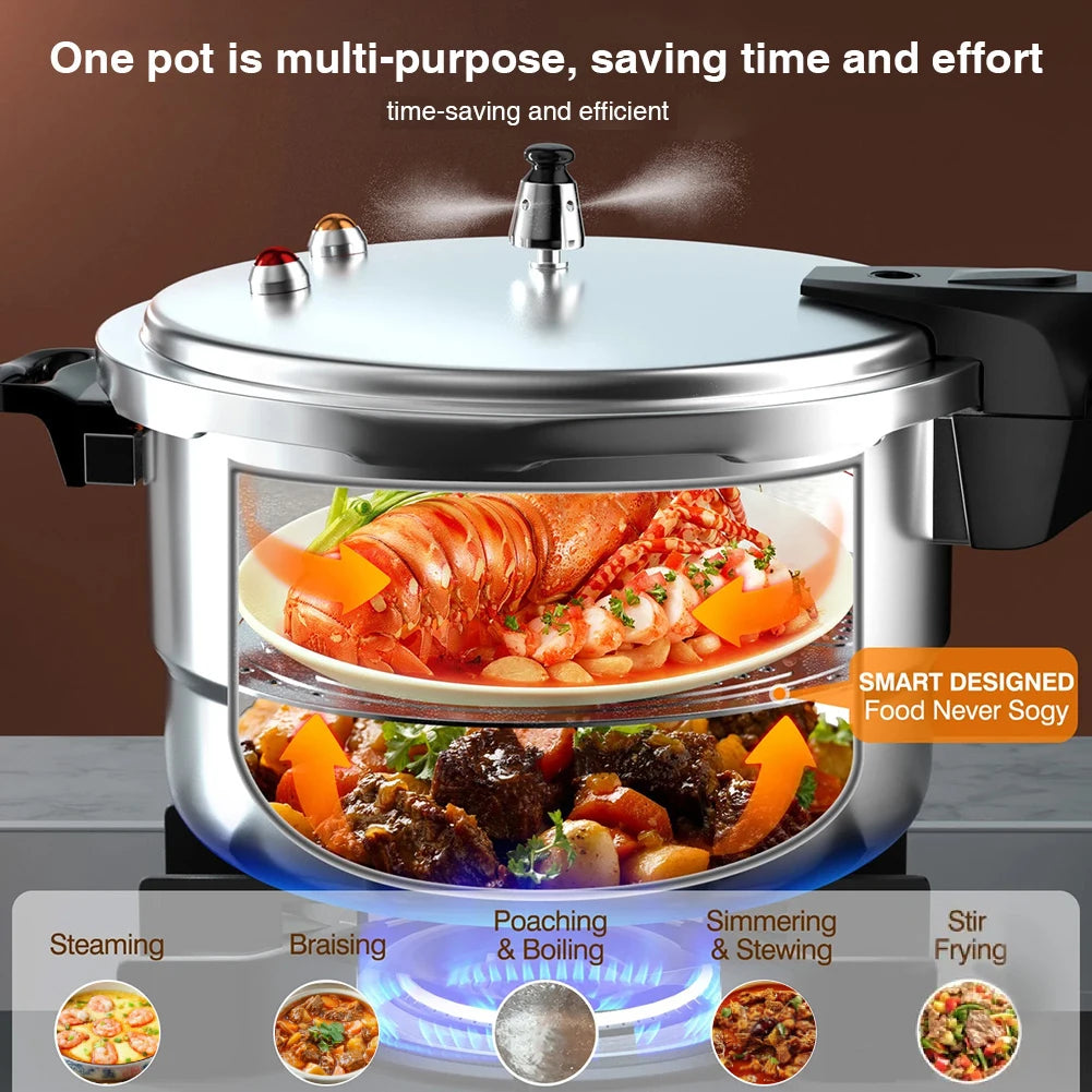 Small Pressure Cooker With Steaming Plate Household