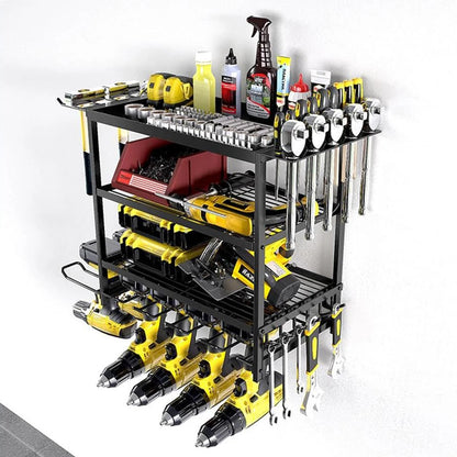 Power Tool Storage 4 Layer Wall Mounted Rack