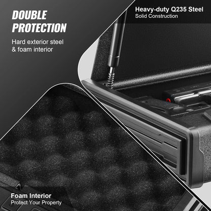 Gun Safe Steel Pistol Safe