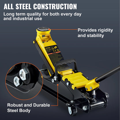 2.5T Hydraulic/Pnuematic Low Profile Floor Jack