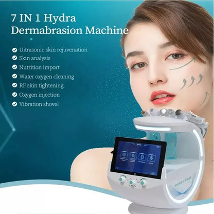 7 in 1 Water Oxygen Cleaning Facial Skin Analysis Device